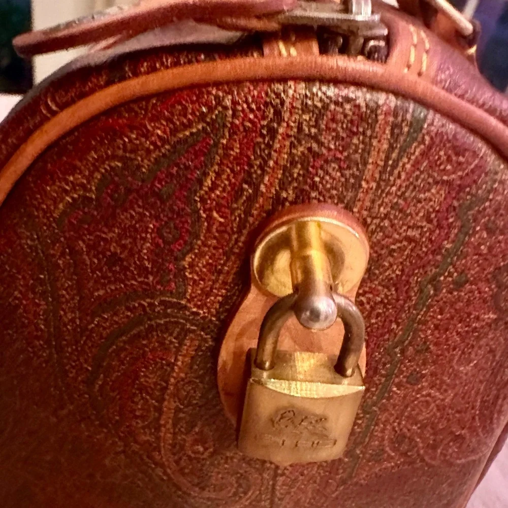 Elegant ETRO BOSTON  Paisley Bag - Picture 9 of 14
